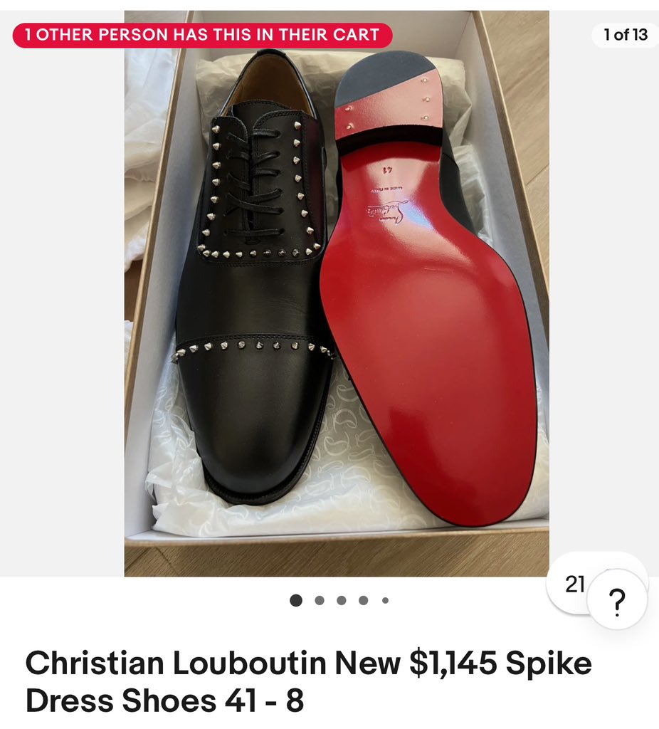 The man is wearing an imported designer shoe Christian louboutin costing kshs 170,000 🤣🤣