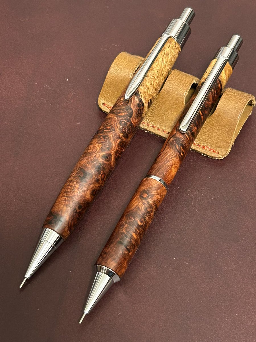 工房楔 花梨紅白 シャーペン [野原工芸 ボナンペン こぶた工房