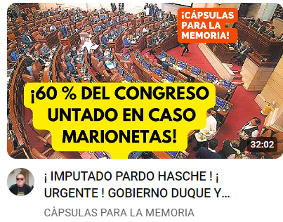 Todos sabemos que la corrupción nace en el congreso de la república. Todos sabemos que ellos, en su gran mayoría son elegidos y financiados por los clanes y bandas criminales, y todos sabemos que la mayoría de ellos, solo les interesa, robar y enriquecerse.