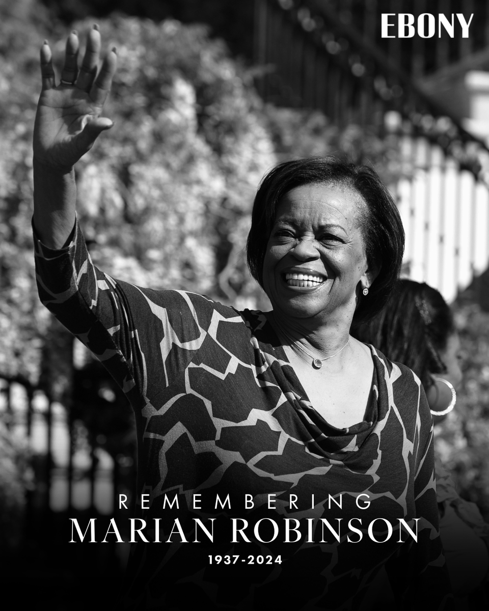 Remembering Marian Robinson, the beloved mother of former First Lady Michelle Obama and brother Craig Robinson. Her grace and strength will always be cherished and remembered. 

Read more here: ebony.com/marian-shields…