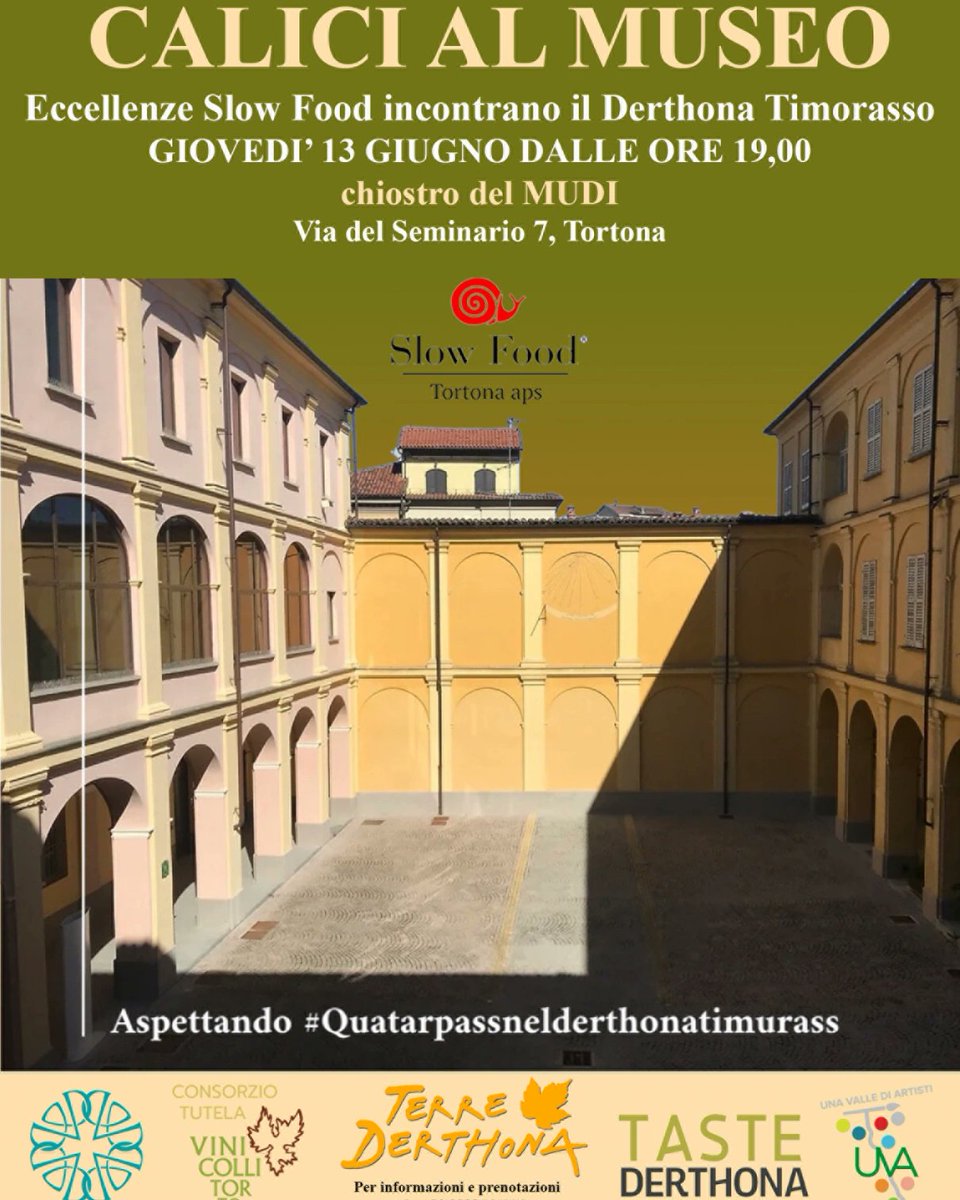 TDerthona's tweet photo. Cultura, vino e Eccellenze del territorio....meglio di così https://t.co/BLq8EiBJpM