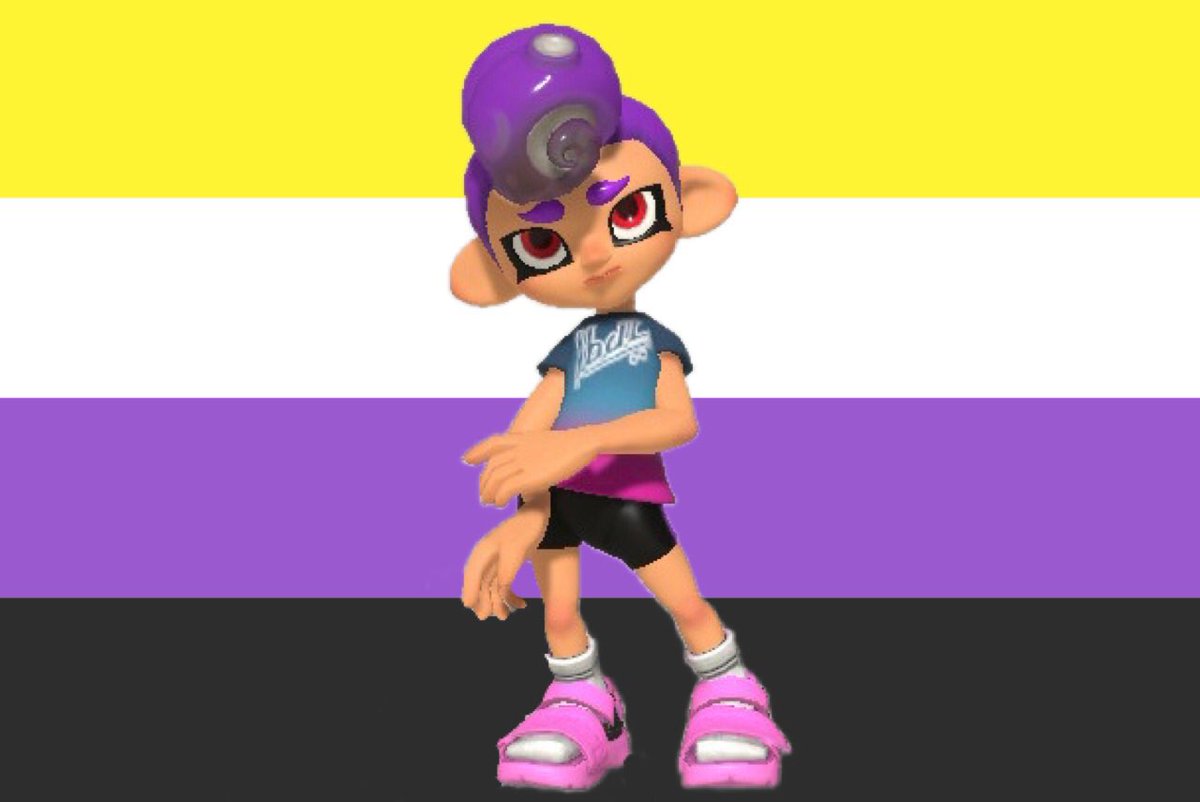 Octo_MoonLight's tweet photo. Happy pride month everyone here are my ocs sexuality for pride month (1/2) #Splatoon3 #Octolinggirl #nonbinaryinkling #nonbinaryoctoling #mylgbtqsplatoonoc https://t.co/ROBRyEUdGY