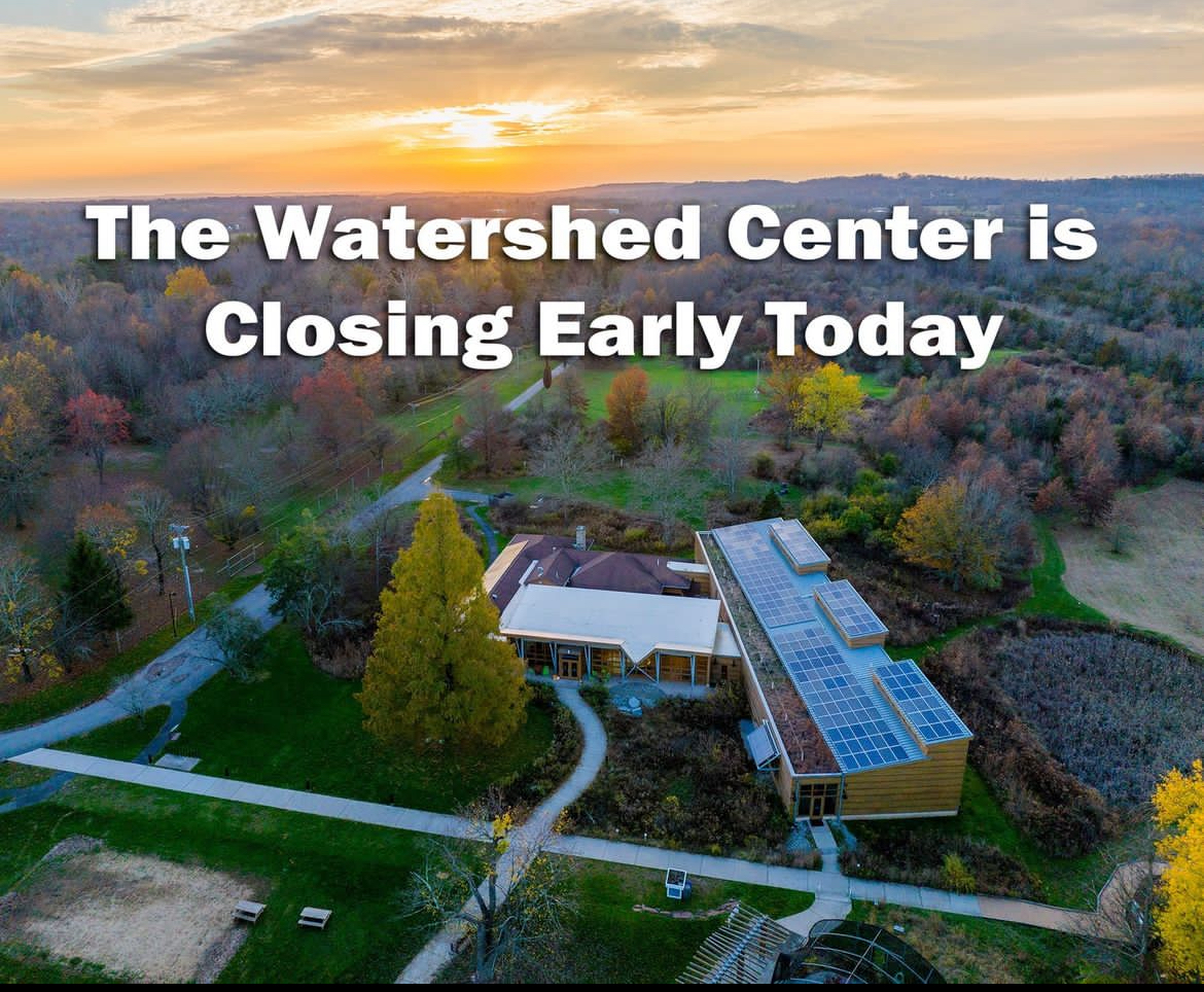 The Watershed Center will close at 2:00PM today for a private event. Please visit us at another time.

thewatershed.org/events