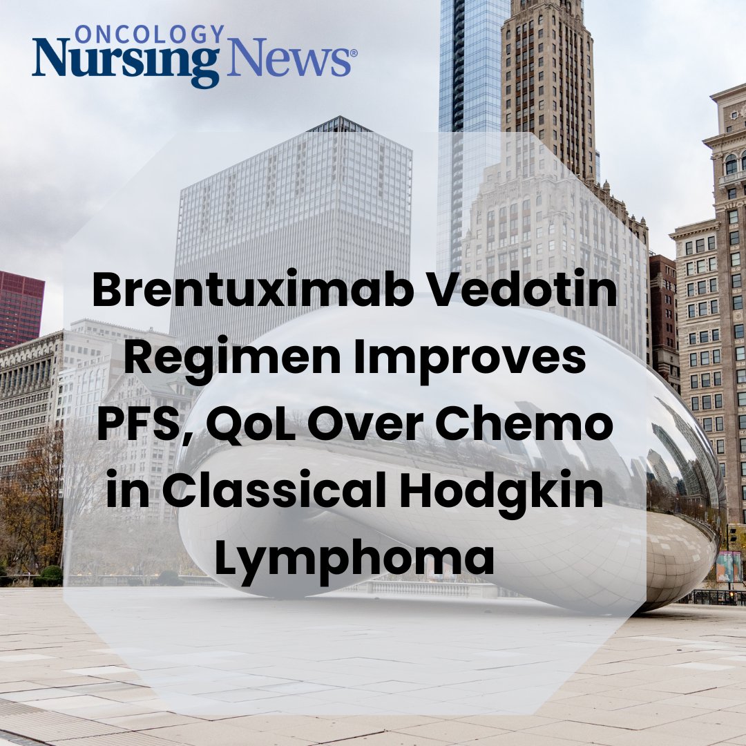 A brentuximab vedotin-containing regimen led to “unprecedented” progression-free survival improvements in patients with advanced classical Hodgkin lymphoma. #ASCO24 oncnursingnews.com/view/brentuxim…