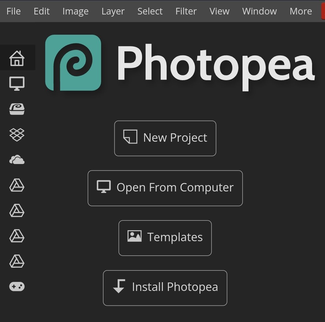 Photopea: a very good web-browser photo editing tool <a href="/photopeacom/">Photopea</a>
 photopea.com