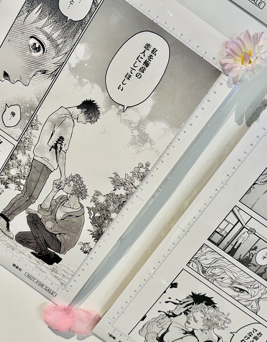 🧙#由依子先生「前略、お兄ちゃんは聖女になりました。3」 発売記念フェア✡️at #マンガ展渋谷 manga10.com/event/2665 CLOSE⭐️ 『#前略お兄ちゃんは聖女になりました。』より 複製原画を展示中🍓 貴重な展示をご自身の目で👀✨ この機会にぜひじっくりご覧くださいませ💐