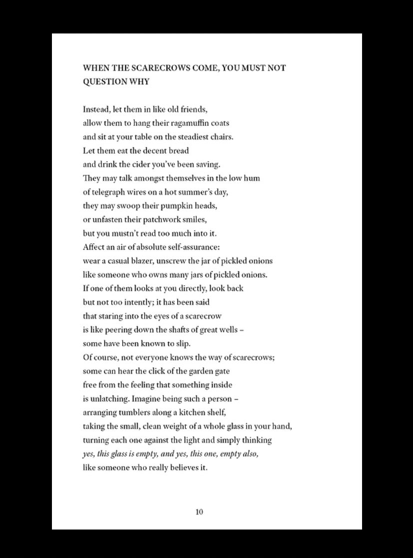 Especially enjoyed <a href="/MackKatymack123/">Katy Mack</a>’s First I Turn Off the Light at the launch last Thurs, if you’re stuck for choice. 

The scarecrows, the clicking of the latch. Bloody ace. 

brokensleepbooks.com/product-page/k…