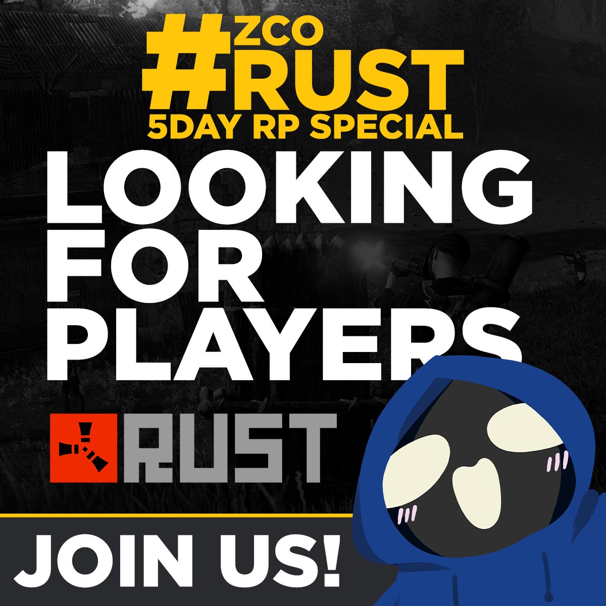 ZoneCheckOne's tweet photo. 🟡JOIN OUR #ZCORust STORY 

🔻 Join here 🔻 
https://t.co/GdvVUftuw6

Server Features
⇢ Content Creator Centric Server!
⇢ 5 Days of RP [JUN 11 - JUN 15]
⇢ Events Focused
⇢ Faction based RP
⇢ Low Commitment RP
⇢ Limited Base Raiding Time
⇢ Newbie friendly https://t.co/jJ8ynBNAhY