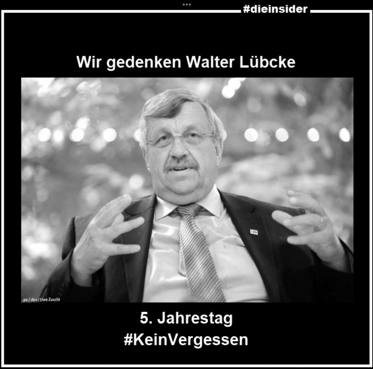 polenz_r's tweet image. Walter Lübcke wurde von Rechtsextremisten ermordet, weil er sich für eine humanitäre Flüchtlingspolitik eingesetzt hat. Seiner zu gedenken, verpflichtet.