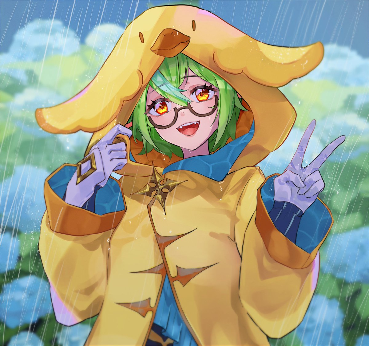 穂積(hodumi)❀Illustrator❀ (@hodumi91) on Twitter photo 🐣🌧️😄
#1Week1UPChallenge
#Sucrose
#梅雨 🐣🌧️😄
#1Week1UPChallenge
#Sucrose
#梅雨