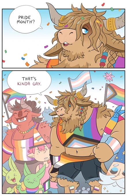 It's June!
Happy Pride month! 🐂 