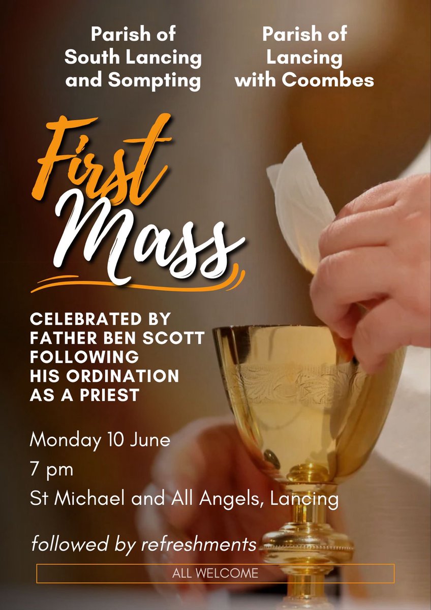 Parish of South Lancing and Sompting (@parishofsls) on Twitter photo Next weekend we have our Mini Market and Fr Ben’s First Mass - he is to be ordained the day before! See posters below for details <a href="/ChichesterDio/">Chichester Diocese</a> Next weekend we have our Mini Market and Fr Ben’s First Mass - he is to be ordained the day before! See posters below for details <a href="/ChichesterDio/">Chichester Diocese</a>
