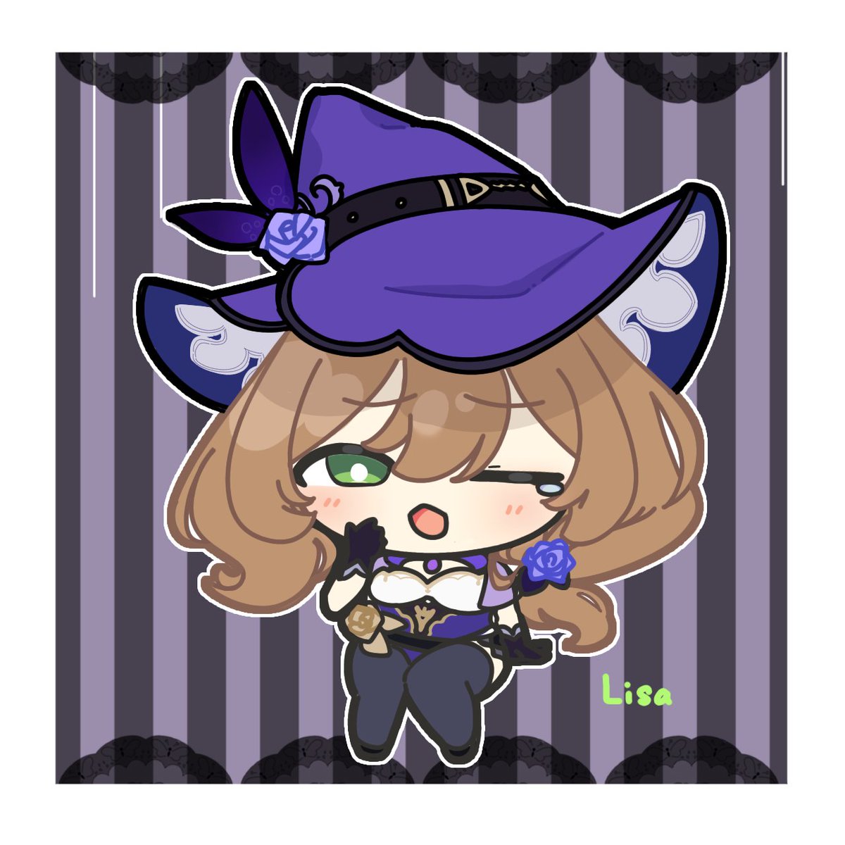 No.5
 #原神  #リサ