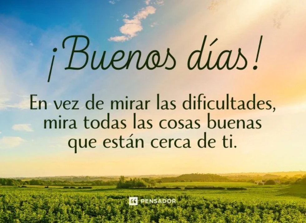 Buenos días
