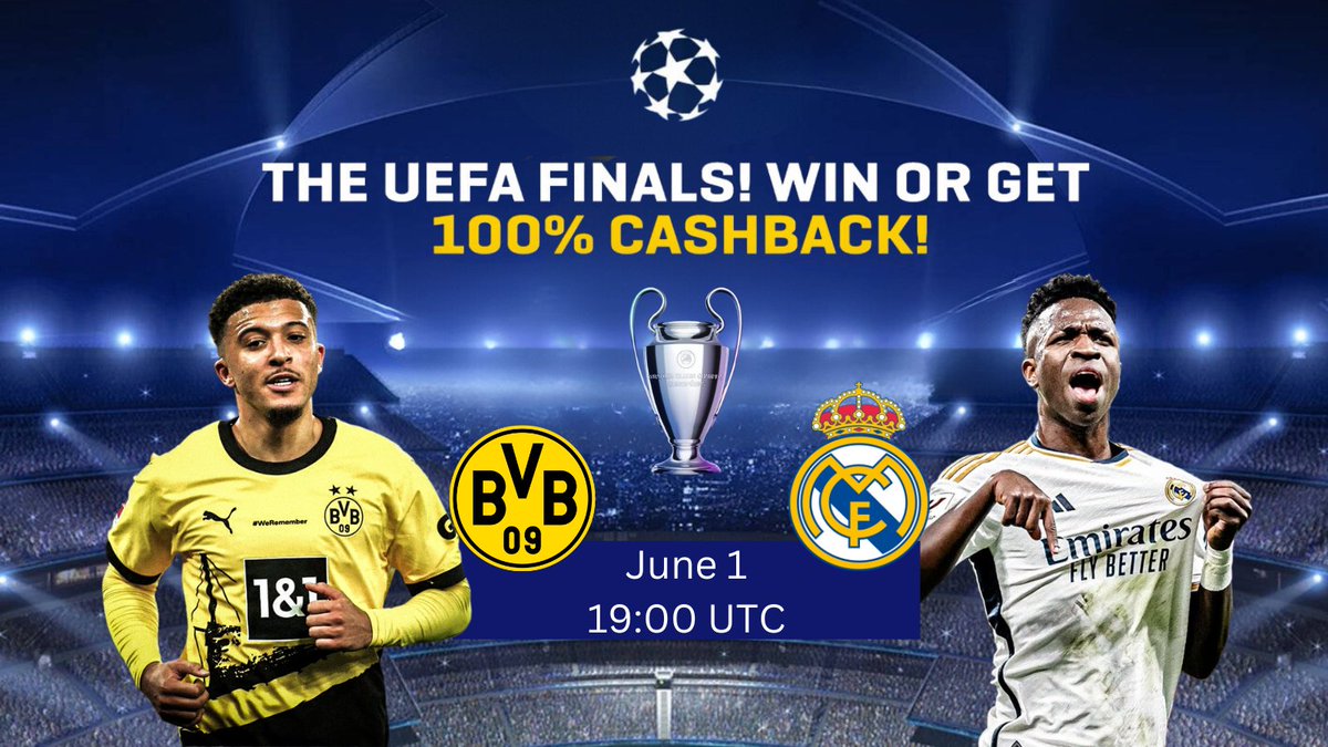 🔥 Don't miss the UEFA Final with Degenwin! 🏆

💰 Win or Get 100% Cashback! 💸

Win big or get your money back! Try your chance to win a share of a $2,000 prize pool! 🎉

Join the action now!  🚀💰 #DegenWin #UEFAFinal