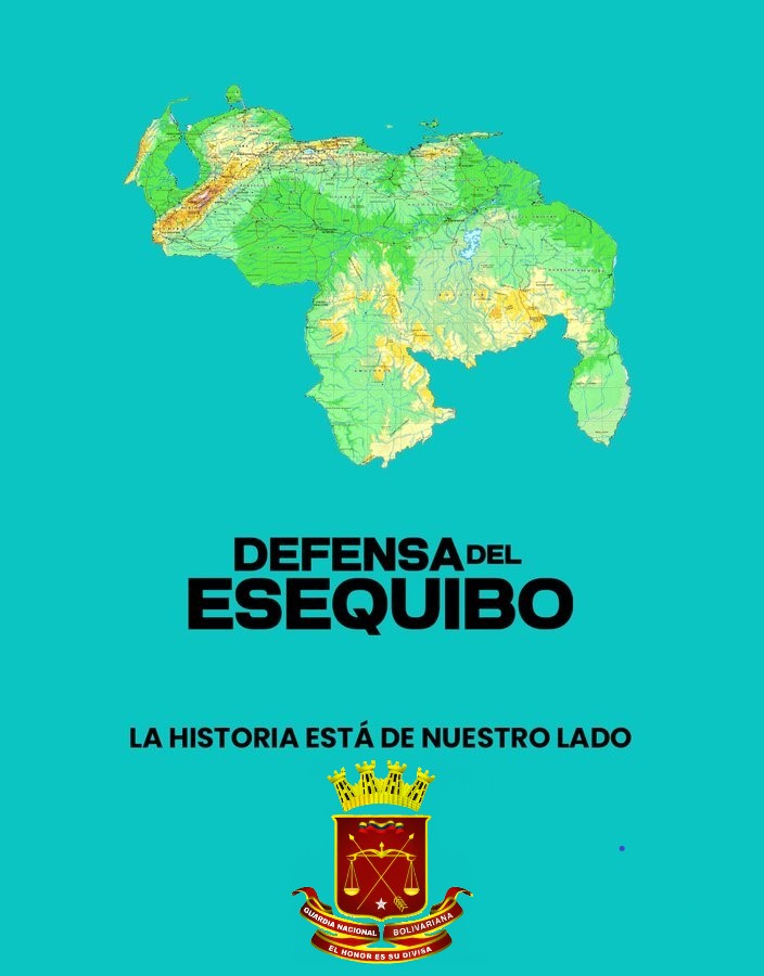 #01Jun🗓️Somos Centinelas al Servicio de la Patria y garantes de nuestra Soberania nacional☝️
#ElEsequiboEsVenezolano
#PuebloEnLasRedes