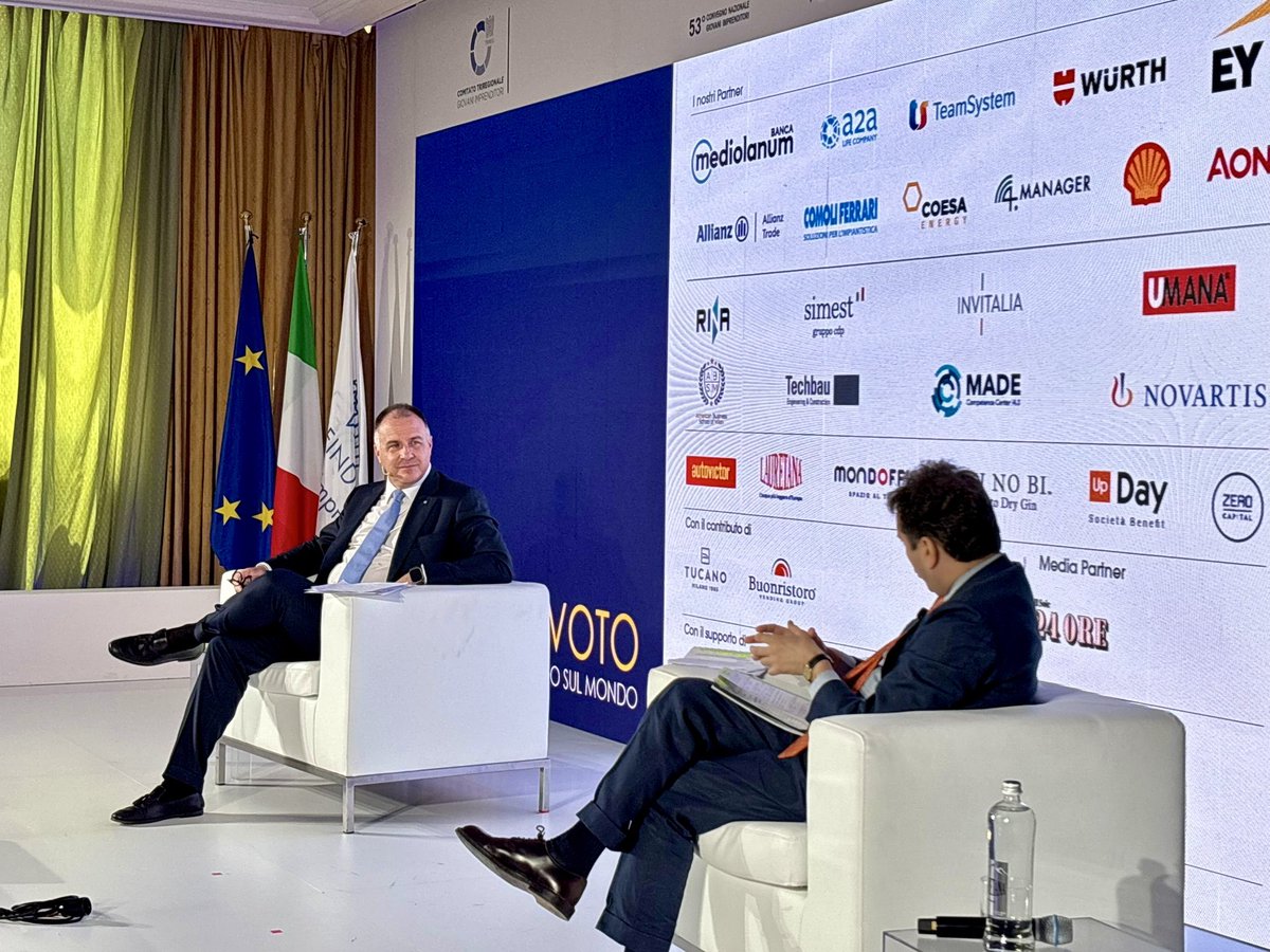 GI Confindustria (@giconfindustria) on Twitter photo Abbiamo bisogno di governi stabili e certezza del diritto per crescere. Non possiamo pensare di mettere a terra una seria politica industriale senza un governo stabile - Il Presidente di <a href="/Confindustria/">Confindustria</a> <a href="/Orsini_Emanuele/">Emanuele Orsini</a> a #Rapallo2024 Abbiamo bisogno di governi stabili e certezza del diritto per crescere. Non possiamo pensare di mettere a terra una seria politica industriale senza un governo stabile - Il Presidente di <a href="/Confindustria/">Confindustria</a> <a href="/Orsini_Emanuele/">Emanuele Orsini</a> a #Rapallo2024