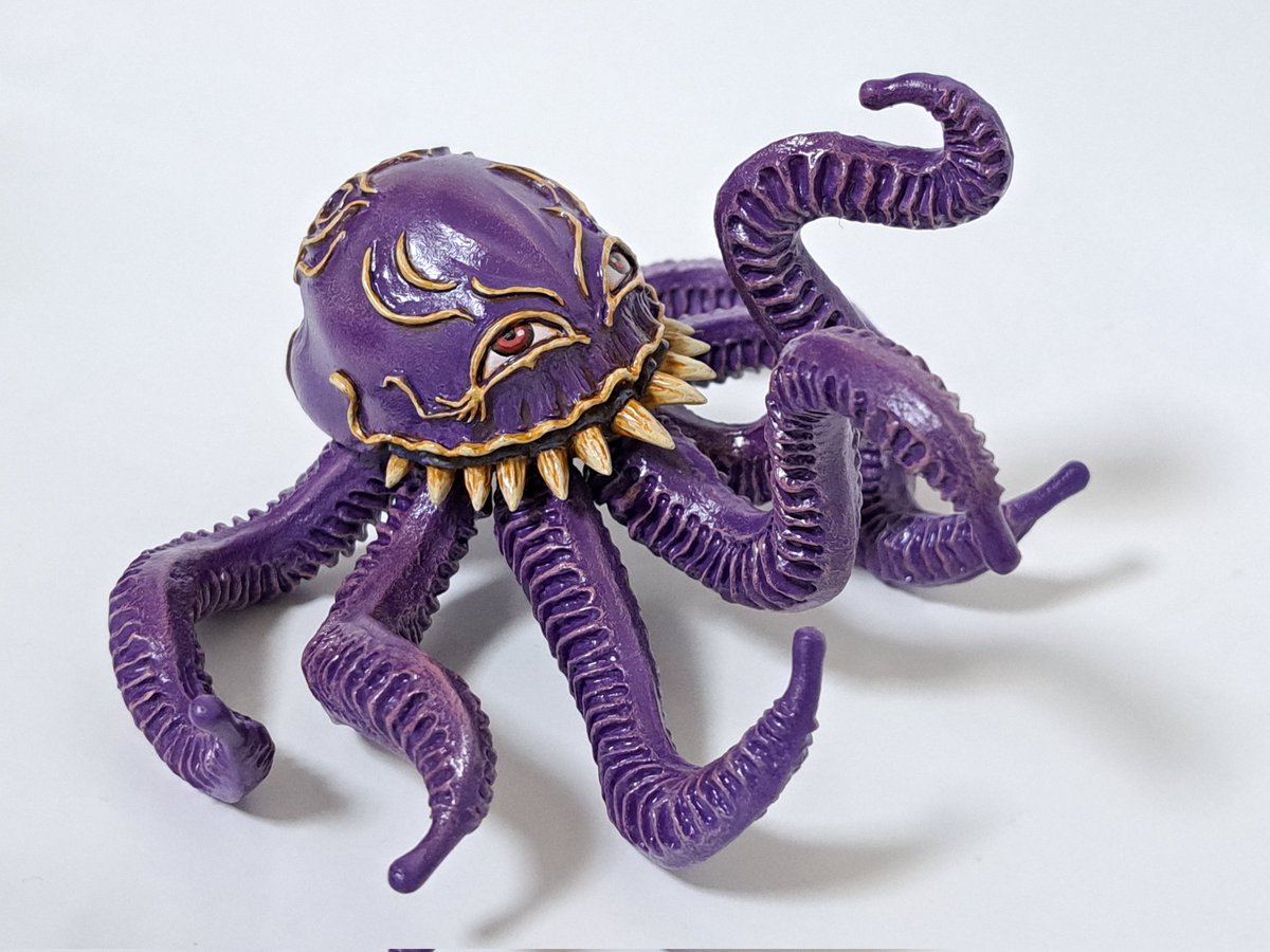 オルトロスのフィギュア完成しました エポパテ製でFFクリーチャーズ改