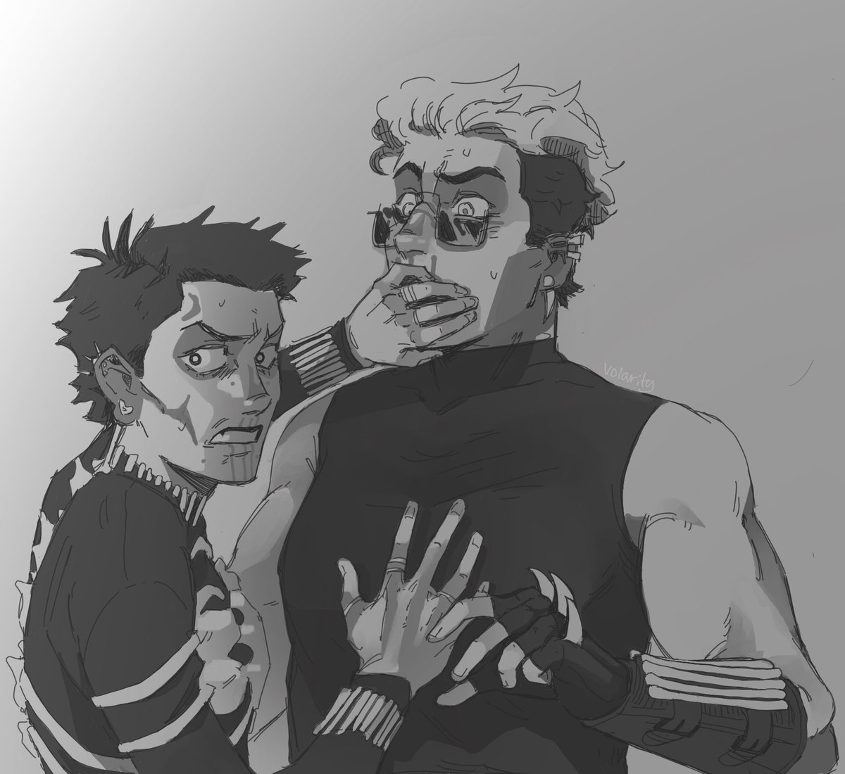 Volarity2's tweet image. Happy pride month folks 🖤💀#TheLockedTomb