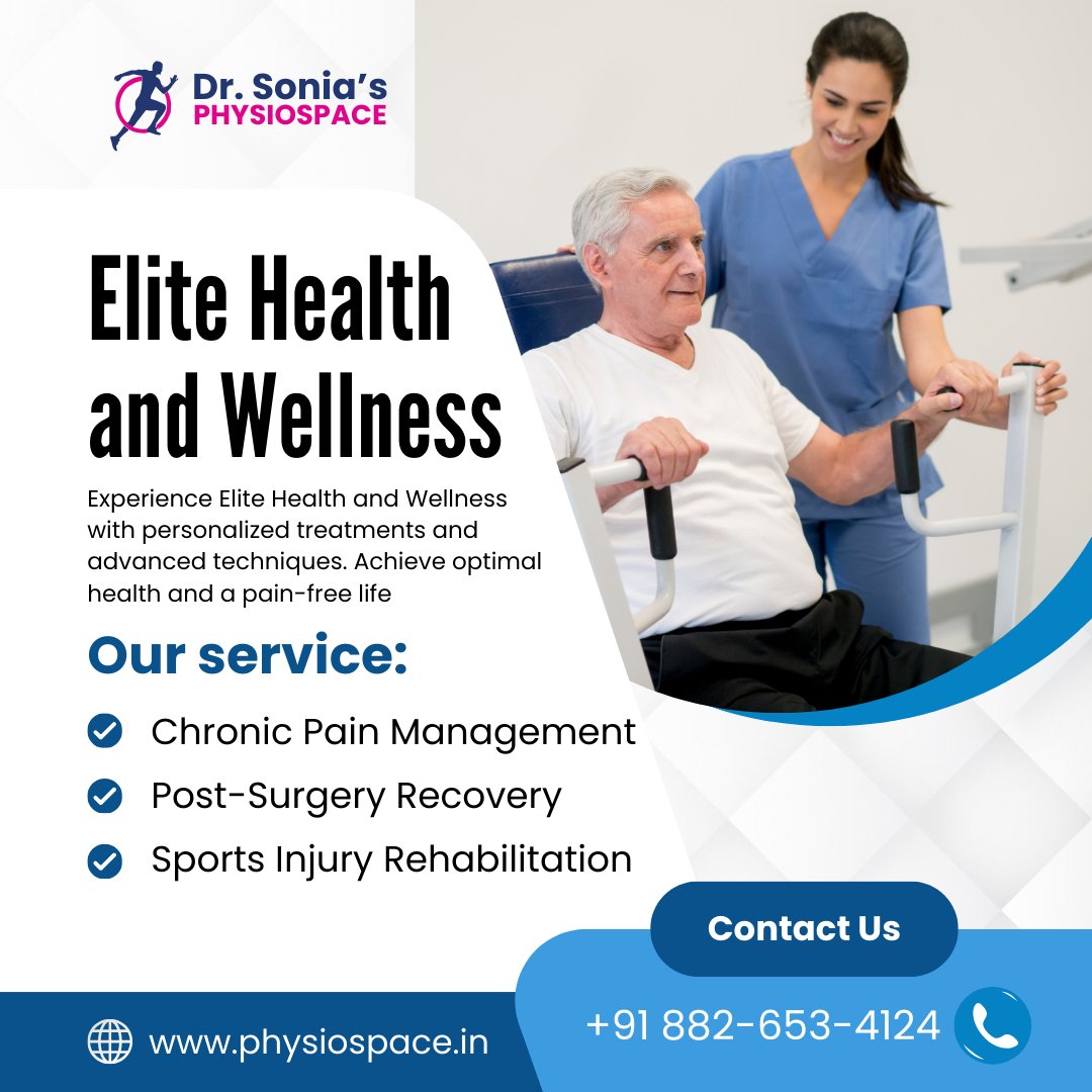 drsphysiospace's tweet photo. 🌟💪 Welcome to Dr. Sonia's PHYSIOSPACE! 💪🌟

🏥 Experience elite health and wellness with personalized treatments for:

Chronic Pain
Post-Surgery Recovery
Sports Injuries

🌐 Visit https://t.co/e2A6njGps5

📞 Call +91 882-653-4124 to schedule! https://t.co/9U0xMAOMN0
