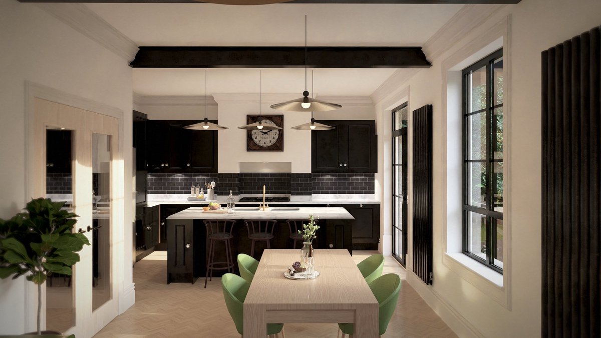 JKTarchitecture's tweet image. Roundhay Project: Part 8 of 10

Moving back upstairs, this is a view from the opposite end of the room.

The exposed steel beams create an eye-catching feature and maintain a reference to the original property layout.

info@jktarchitecture.co.uk