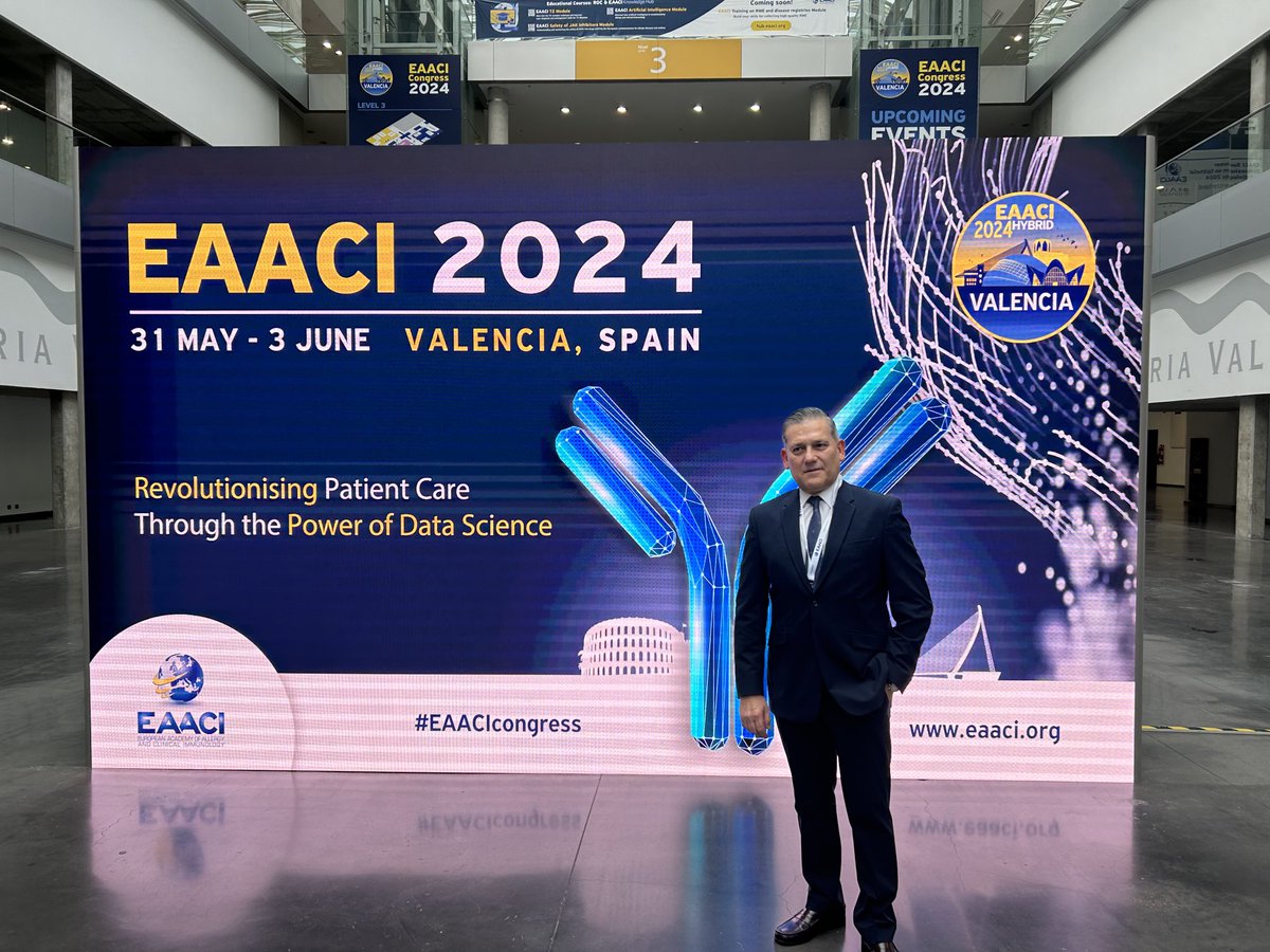 jcsisul's tweet photo. Aprendiendo en ⁦@EAACI_HQ⁩ ⁦@AllergyEaaci⁩ Valencia España https://t.co/MWGzVcngU1