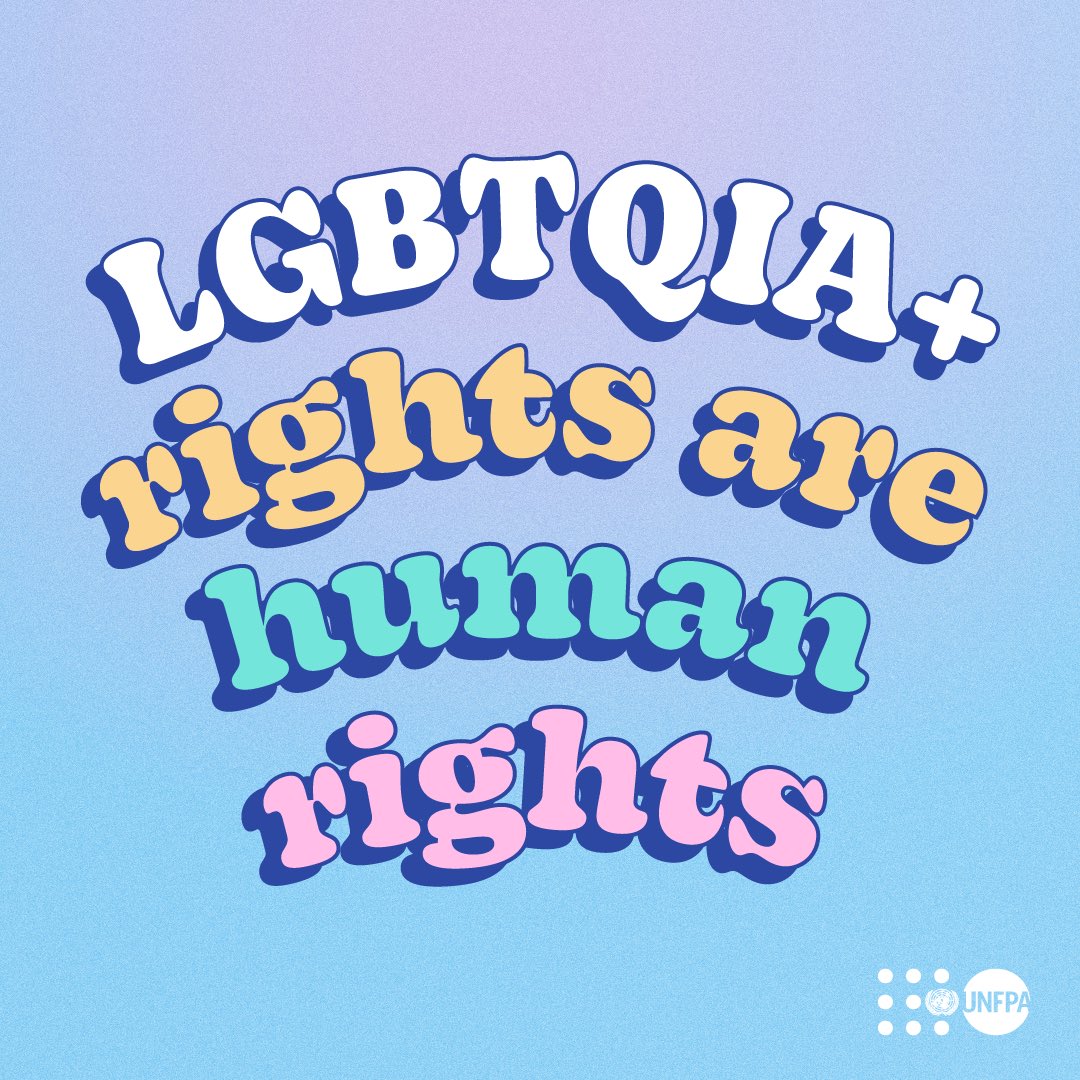 luxrocks's tweet photo. Pride is more than just a hashtag. It’s a time for celebration, education and liberation.
⠀⠀⠀⠀⠀⠀⠀⠀⠀ Drop a 🌈 if you agree that #LGBTQIA rights are human rights and join @UNFPA to celebrate #PrideMonth! ⠀⠀⠀⠀⠀⠀⠀⠀⠀
#StandUp4HumanRights https://t.co/l399WWLJMG