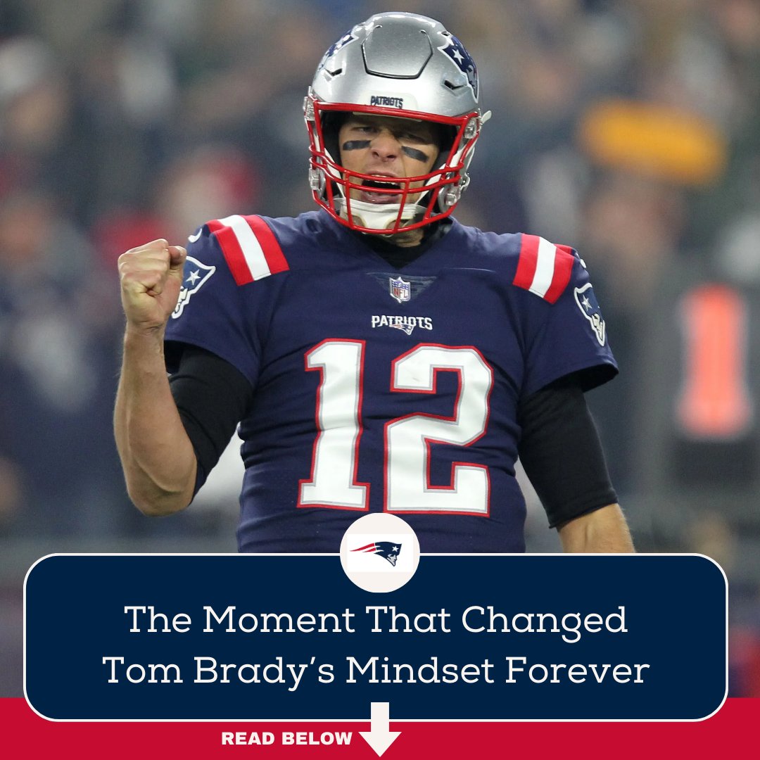 In 1996, Tom Brady was the 3rd-string QB at Michigan.

He was worrying about his playing time, complaining about his lack of reps, and even considered transferring back home to Cal.

His coach, Lloyd Carr, told him, 'Brady, I want you to stop worrying about what the other players