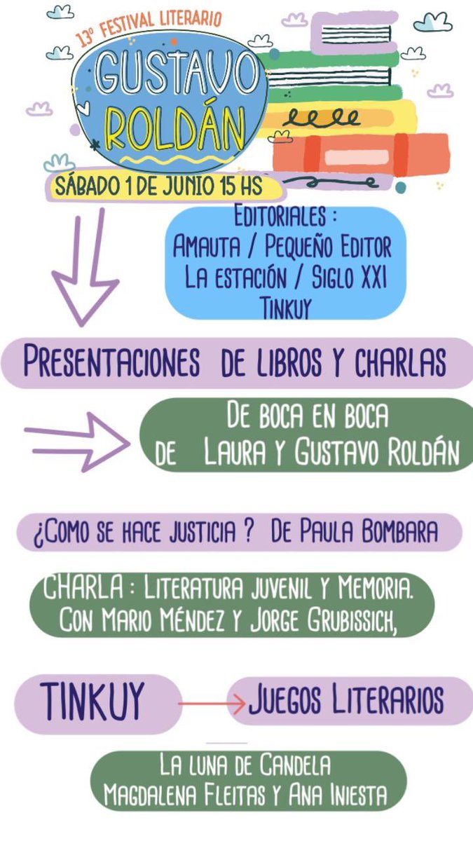 #HOY Sábado 1 de Junio desde las 15hs veni a disfrutar de este hermoso Festival!