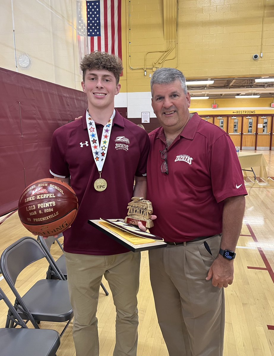 zephyrhoops1's tweet image. Congratulations to @lukekeppel5 for winning the Zephyr Award for @zephyrhoops1 for 2024.  Best of luck @DeSalesHoops!