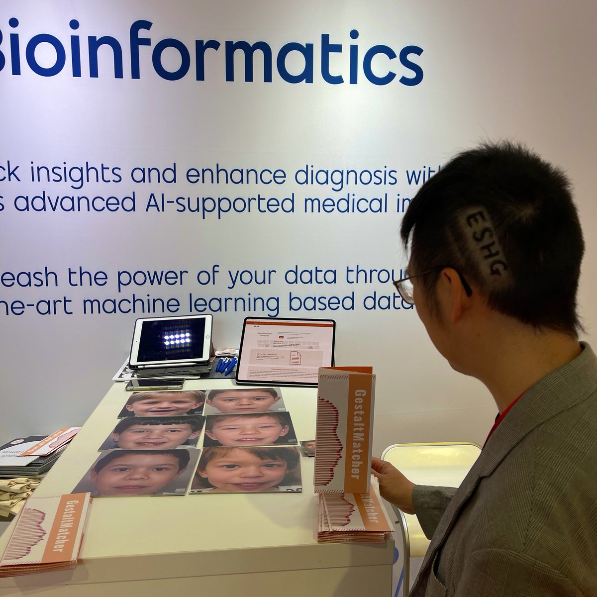 thsieh_tw's tweet photo. Come by Booth 518 (#GestaltMatcher and life&brain) to try out the facial analysis for the rare disorders.
Also find us in C29.1 Fantastic OMICS session to learn more about GestaltMatcher Database by @h_lesmann on Monday at 11:00.
#eshg2024 https://t.co/fXgX9Dd27t