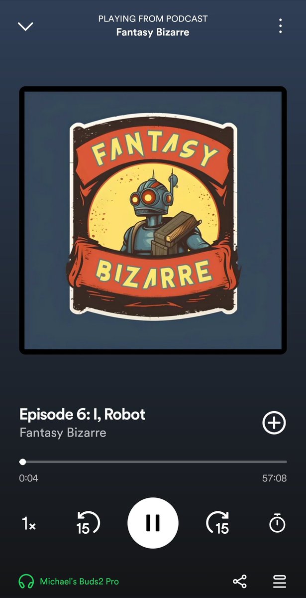 mikeycubed's tweet photo. Nothing better than chilling in the garden with a new podcast episode although I feel like buying a new pair of Converse all of a sudden... π€
#NowListening to @thepigeonshrine #FantasyBizarre #IRobot https://t.co/BipDKPrCyC