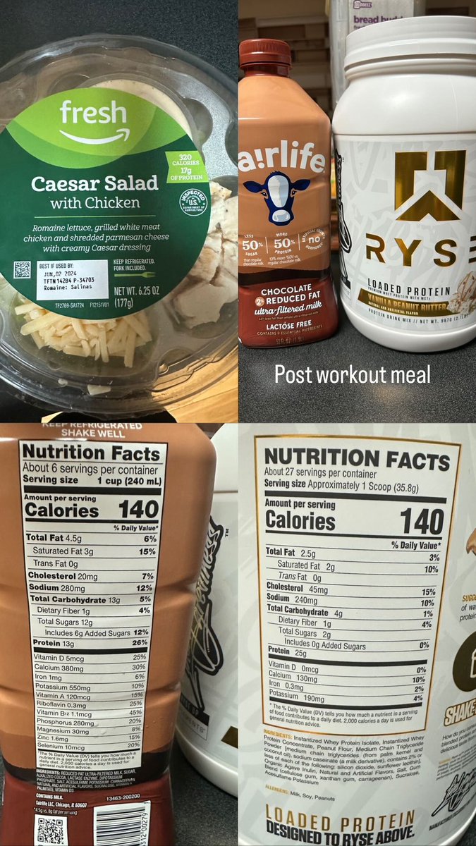 The workout, the post workout flick and the post workout meal 😌