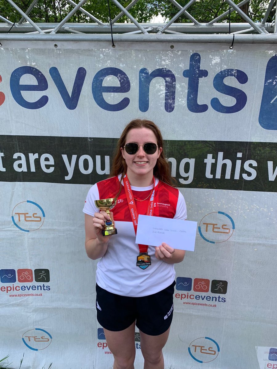 RIVI_Sport's tweet photo. So wonderful to see students past and present at the Ullswater 1500m swim this morning. Well done Harry and James, and Ellie for coming away with a 2nd place finish! 🎉 good luck to Mr Brown ahead of the sprint tri tomorrow! @RBHSBolton https://t.co/T7s12vapTd