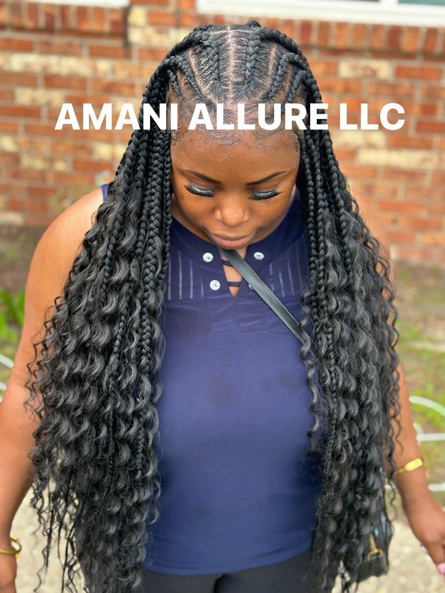 AmaniAllure's tweet image. Book the Look 👀👀🫶🏽🫶🏽📍📍📍… Feed in boho knotless braid style! Amani Allure LLC #bookthelook #feedinbraids #bohoknotlessbraids #amaniallureeffect