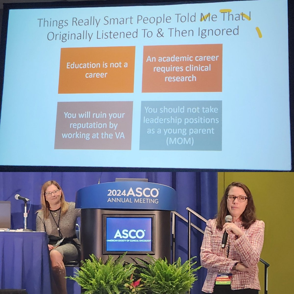 Liza Henry McDonald (@doclhenry) on Twitter photo Awesome #MedEd keynote from the fabulous @JuliaLClose! Good reminder that lots of well intentioned advice may not be right for you. Don't be stifled!
#ASCOMedEdCoP #OncMedEd <a href="/OncMedEdCoP/">ASCO OncMedEdCoP</a> Awesome #MedEd keynote from the fabulous @JuliaLClose! Good reminder that lots of well intentioned advice may not be right for you. Don't be stifled!
#ASCOMedEdCoP #OncMedEd <a href="/OncMedEdCoP/">ASCO OncMedEdCoP</a>