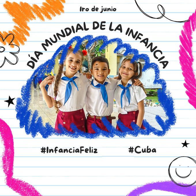 #JoséMartí: "Para los niños trabajamos porque los niños son los que saben querer, porque los niños son la esperanza del mundo". 
Feliz día de la infancia para todos los niños cubanos. #Cuba #InfanciaFeliz