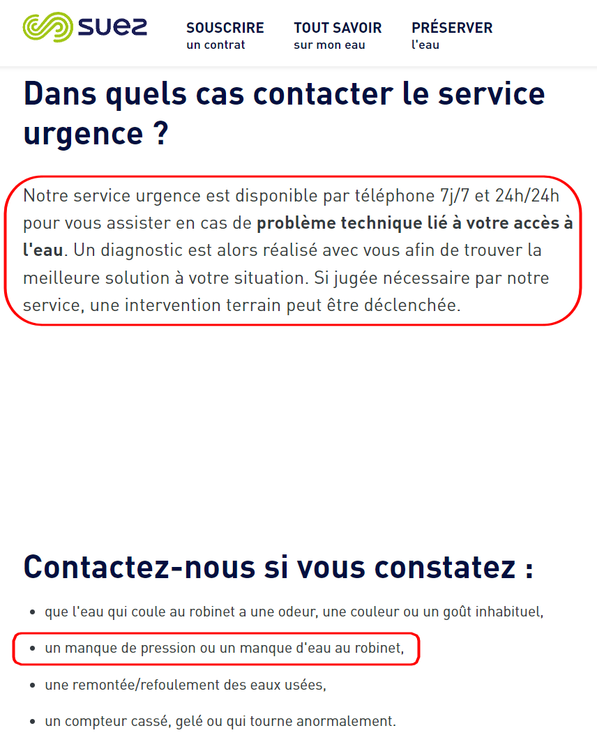 Chez @suez on vous laisse SANS EAU une semaine et personne ne fait rien, on me dit que : 'ce n'est pas une urgence'.

Aucune date de rétablissement ni technicien en urgence.

Vous ne respectez même pas vos propres engagements sur votre site.

Honte à vous !