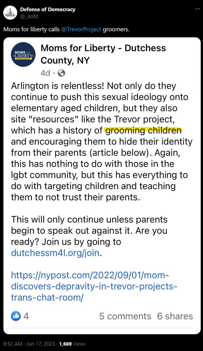 Moms4Science's tweet photo. @WildAcresNY @TinaDescovich @realDailyWire @America1stLegal @Moms4Liberty https://t.co/E3RIHbdrYX