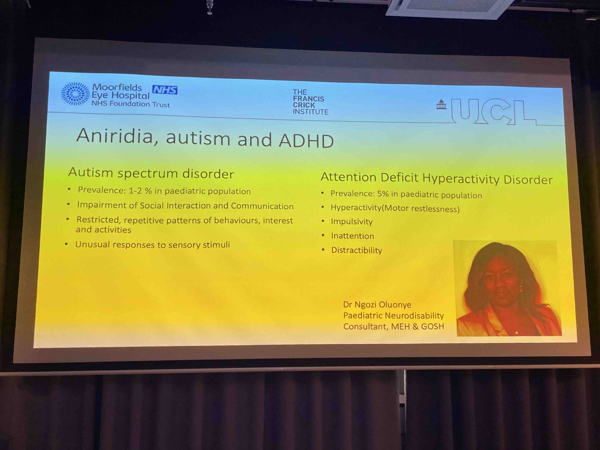 “Children with PAX6 related aniridia are likely to be at increased risk of neurodevelopmental disorders than their sighted peers even when the effects of visual impairment are accounted for” prof. Mariya Moosajee comments the results of her research#europeananiridiaconference2024