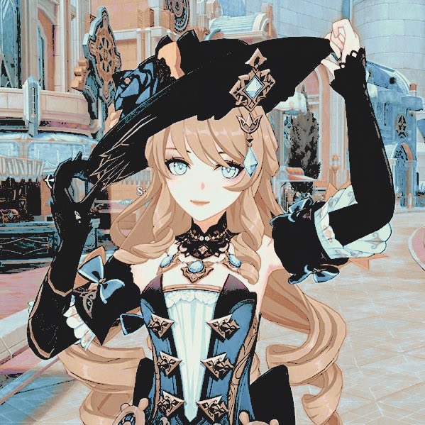 ⠀

     Her hat almost blew away . . It’s rather windy isn’t it ? 

⠀