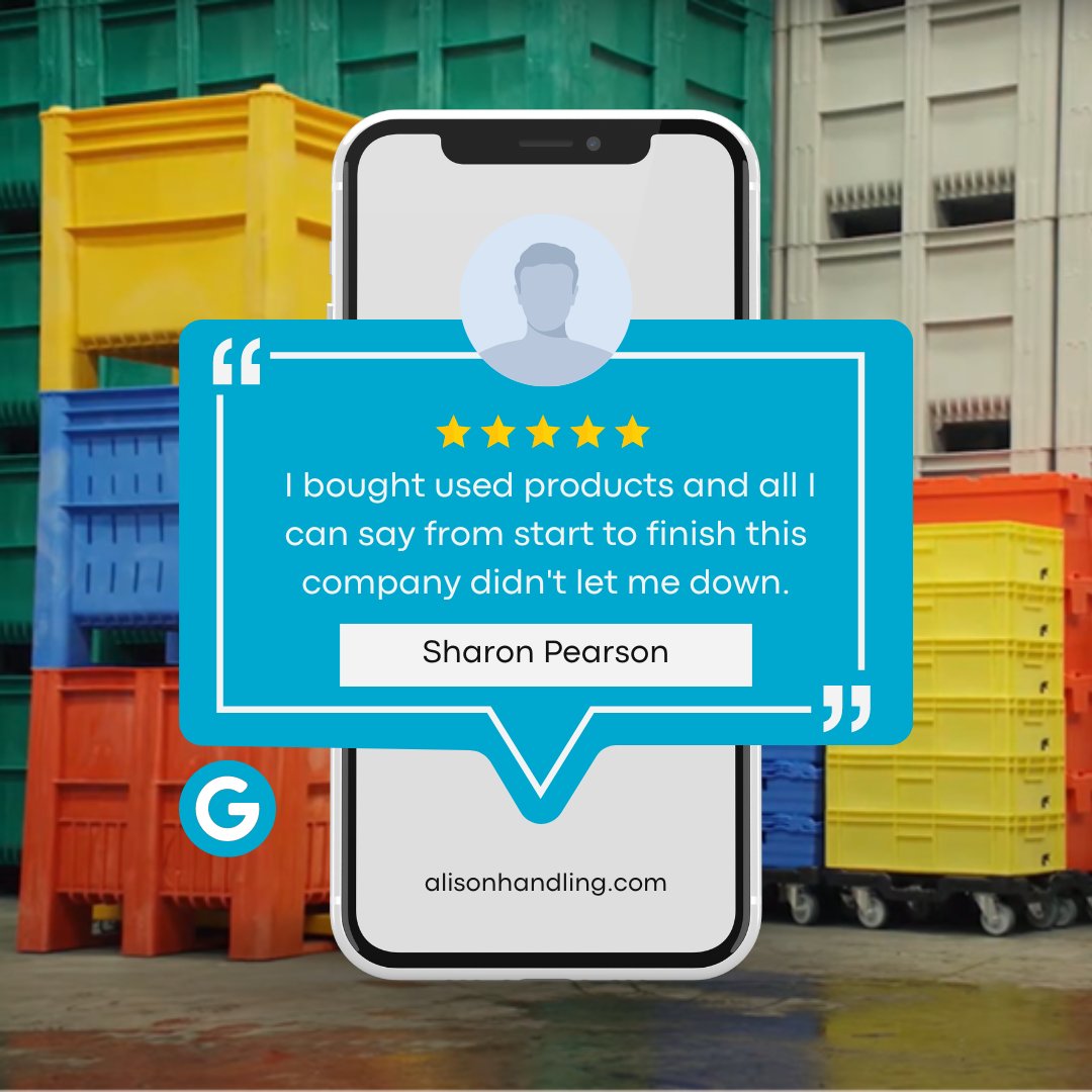 AlisonHandling's tweet image. We are efficient in every step of the buying process! 📦

⭐Leave us a review on Google⭐

Contact us via:
📞 01772 687940
📧 enquiries@alisonhandling.com
⭐ shorturl.at/iovDP

#GoogleReviews #NextDayDelivery #PremiumDelivery #PlasticStorage