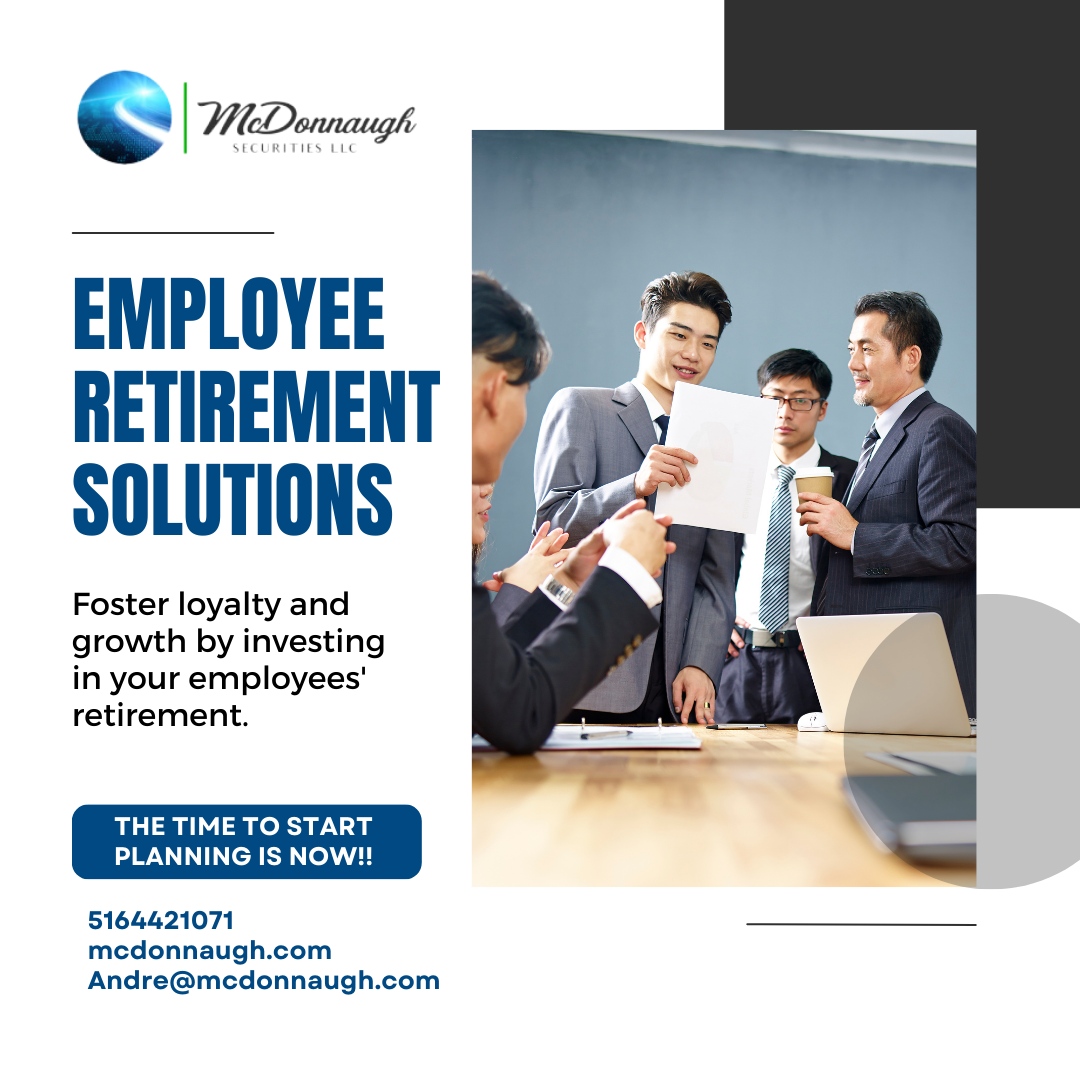 aimco's tweet image. Employee Retirement Solutions

Foster loyalty and growth by investing in your employees&apos; retirement. Secure their future and strengthen your team.

🌐 mcdonnaugh.com
📞 5164421071

#planningcfp #EmployeeWellbeing #RetirementSolutions #InvestInYourTeam