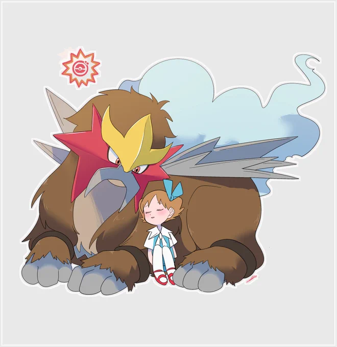 ポケスリ エンテイウィークありがとうございましたパパとミーちゃん一緒に寝てください 