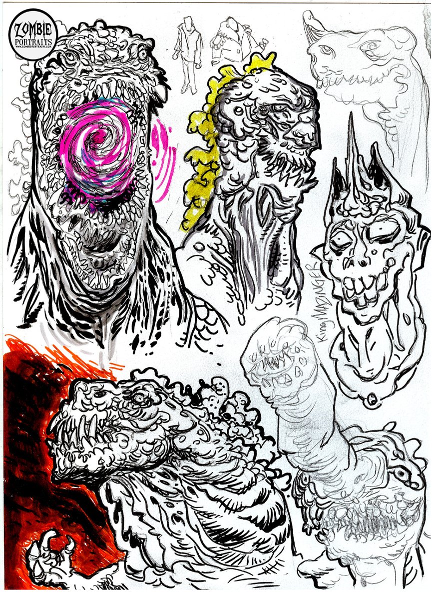 ZombiePortraits's tweet photo. HAPPY SKETCHBOOK SATURDAY!!! Hope everyone has a STUPENDOUS day today!! #sketchbook #sketch #drawing #zombie #zombies #comicbookcharacters #doodles #saturday #zombieart #ZombieDrawings https://t.co/xEX1nJ9wng