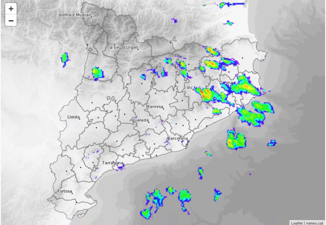 PeriodistaCabro's tweet photo. @leoDurn1625334 @ElGerio @meteocat @emergenciescat Ara mateix, pluja a l’Empordà, mongol https://t.co/IVrpIbvI0p