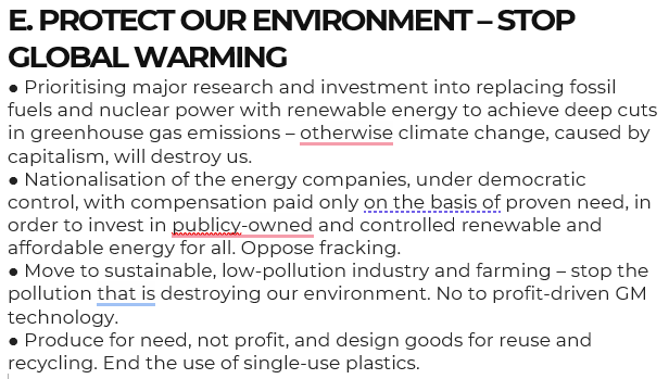 𝗧𝗨𝗦𝗖 𝗚𝗲𝗻𝗲𝗿𝗮𝗹 𝗘𝗹𝗲𝗰𝘁𝗶𝗼𝗻 𝗣𝗿𝗼𝗴𝗿𝗮𝗺𝗺𝗲 𝗗𝗮𝘆 𝟱 
10-day summary of the minimum policies all #TUSC candidates support.  If you want to support an anti-austerity and anti-war electoral challenge, get in touch: 
bit.ly/TUSC-Join
bit.ly/TUSC-Donate
