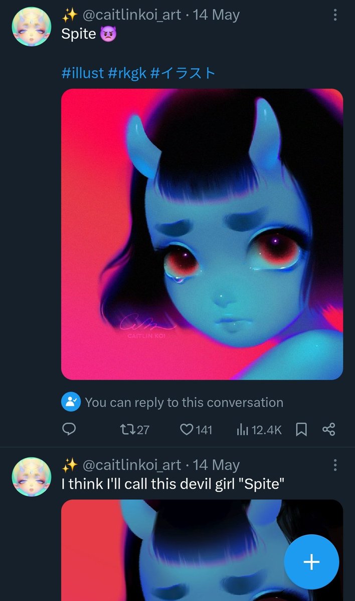 The origin of my Muses series. I found out about Petra's work being AI on May 13th. At that time I didn't know which artists could have been used in the AI, or what pop surrealism was, I just wanted that aesthetic in a real piece of art, so I did it myself.