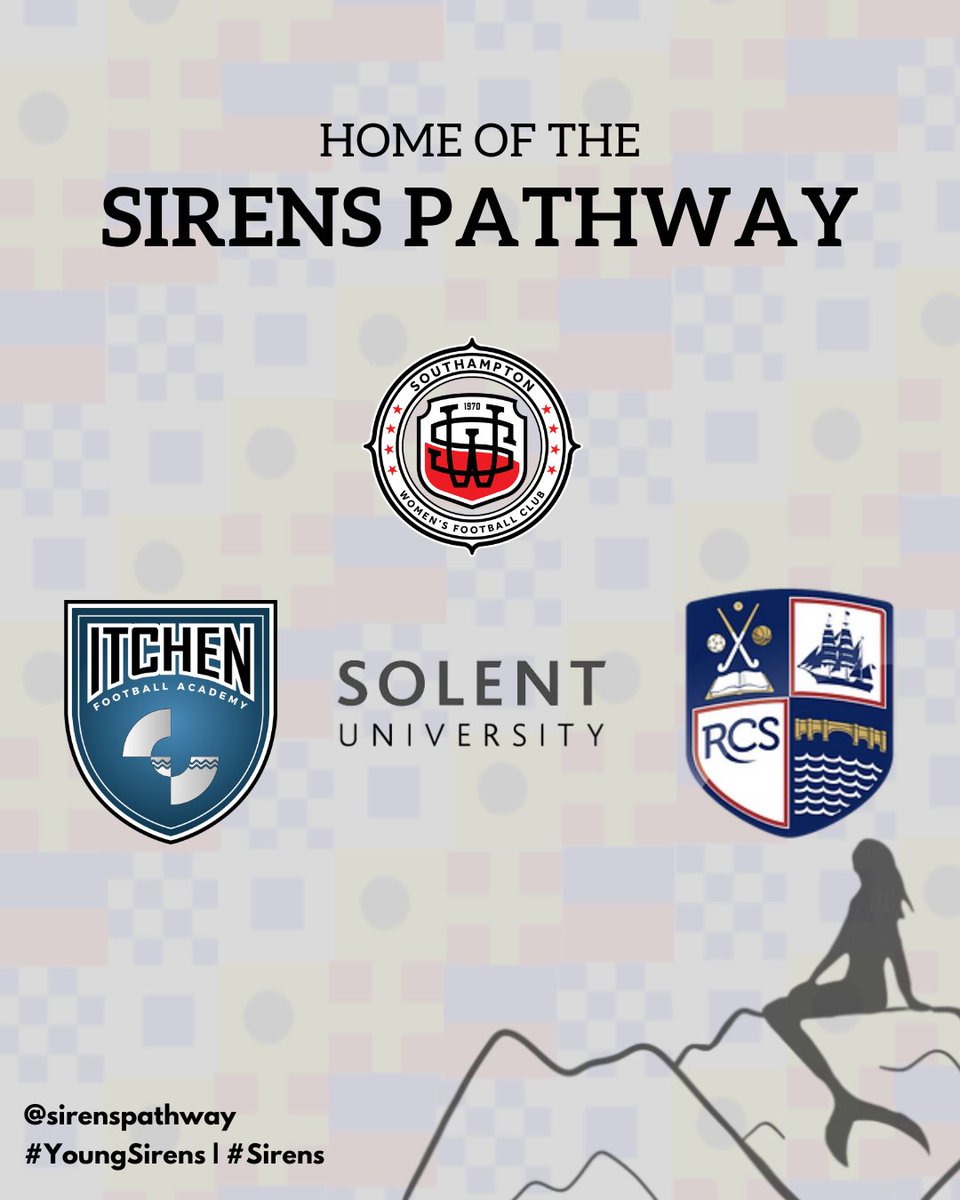 Introducing our new platform for the #Sirens Pathway.

We are a community education and women's football development pathway, based in and around Southampton.

We focus on supporting players on their academic and sporting journeys as they progress into women's senior football.