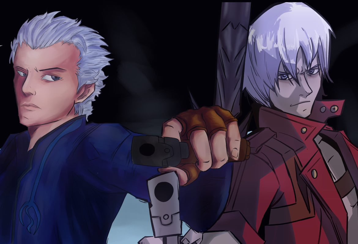 dr4life60's tweet photo. Dmc collab with @jon_lasagna
#devilmaycry #devilmaycryart #devilmaycry3
#devilmaycrydrawing #devilmaycrydante
#devilmaycryvergil #vergil #dante #dmc #vergildmc
#dantedmc #art #digitalart #artcollab #artcollaboration
#collab #illustration #illustrationartists https://t.co/JYujWXoc0O